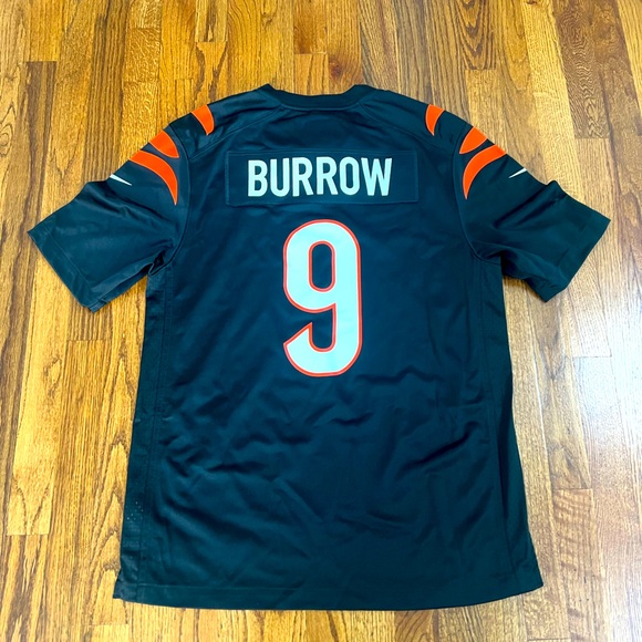 NEW NFL Men’s Joe Burrow #9 Cincinnati Bengals Stitched Nike Field Jersey Auth - Picture 2 of 4
